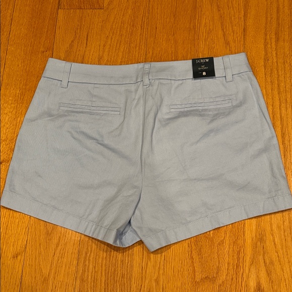 J. Crew Women's Sky Blue / Grey Shorts. New with tags - Picture 3 of 4